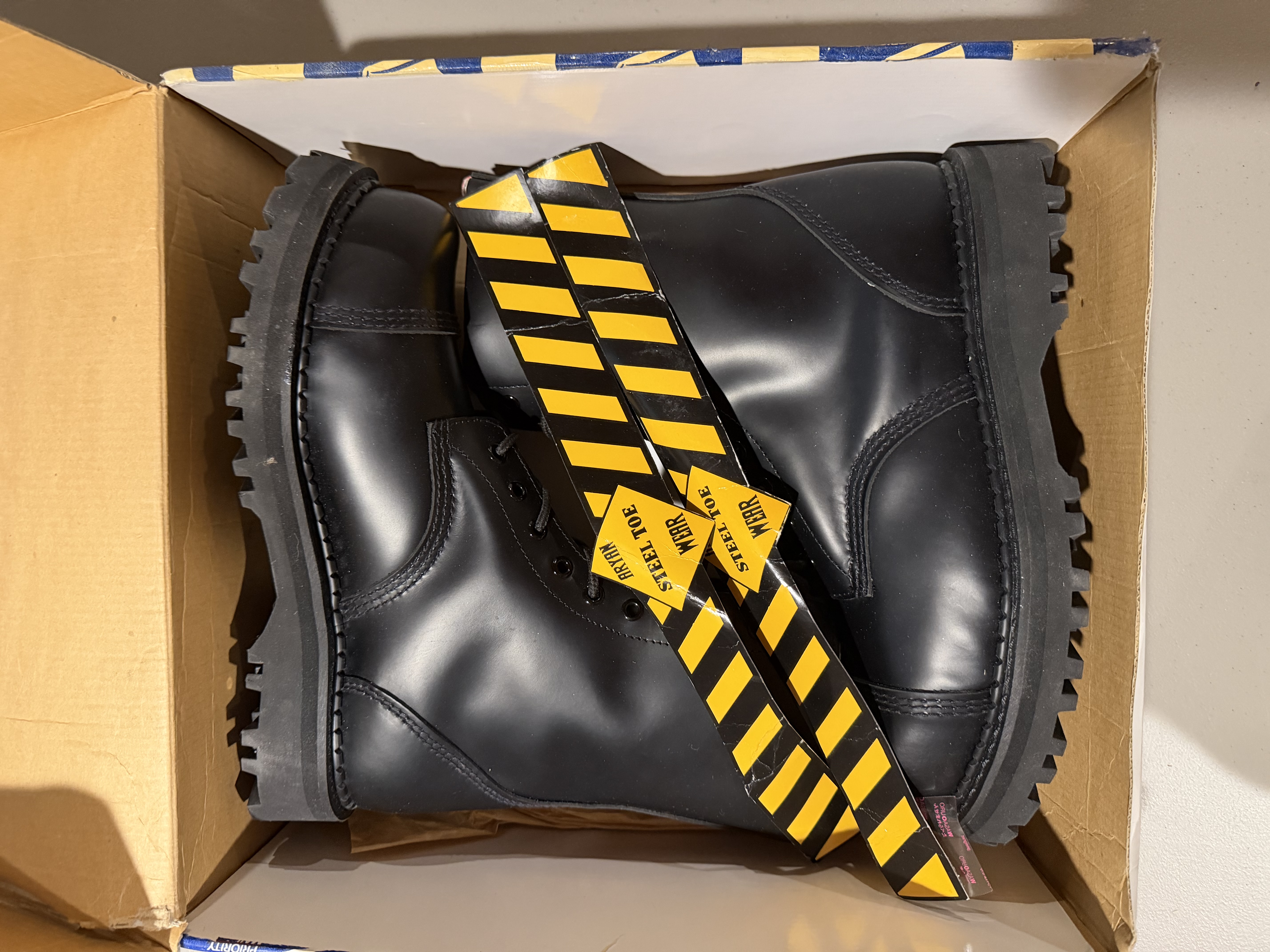 Aryan Wear Swastika Leather Boots
